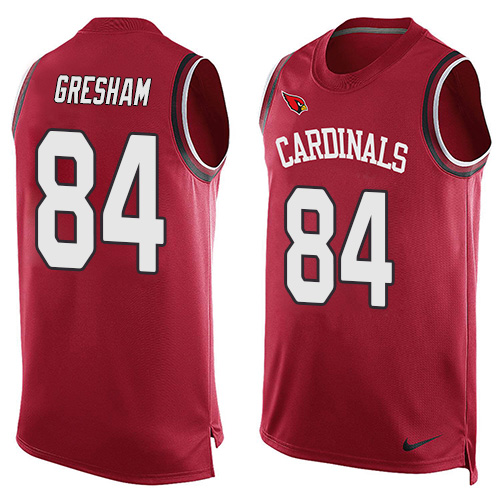 Men's Limited Jermaine Gresham Nike Jersey Red - #84 Player Name & Number Tank Top NFL Arizona Cardinals